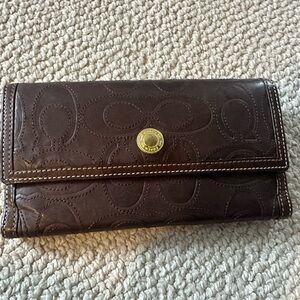 Coach Wallet and Checkbook set